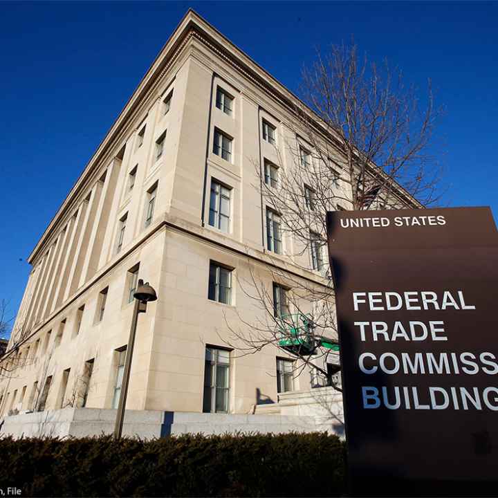 The Federal Trade Commission building in Washington.